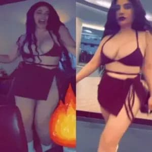 انجي خوري ترقص بالديكسو